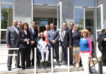 Επίσκεψη του Υπουργού Υγείας Άδωνι Γεωργιάδη και του Υφυπουργού Μάριου Θεμιστοκλέους στη Μυτιλήνη για τα  εγκαίνια του νέου κτιρίου στέγασης του Παραρτήματος του ΕΚΑΒ Μυτιλήνης