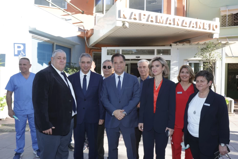 Επίσκεψη του Υπουργού Υγείας Άδωνι Γεωργιάδη στο ανακαινισμένο Γενικό Νοσοκομείο Παίδων Πατρών «Καραμανδάνειο»